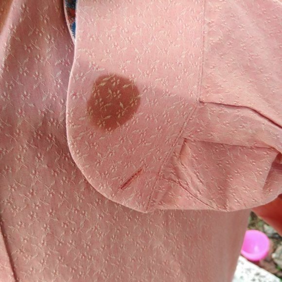 Robert Graham Sz L L/S Button Front Flip Cuff - Picture 8 of 8